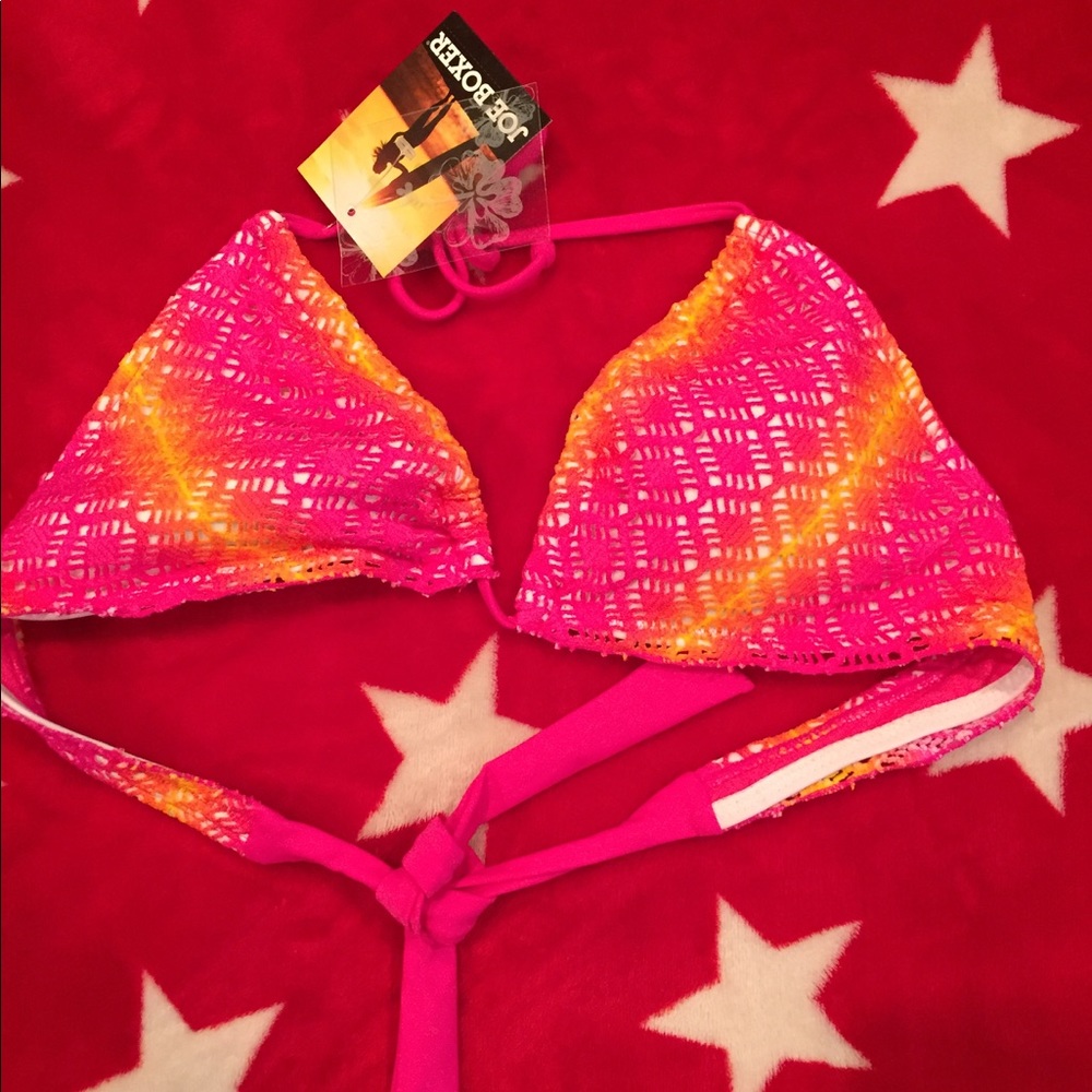 NWT Joe Boxer Bikini Top